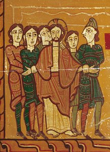 لوحة Altarpiece تظهر اعتقال المسيح